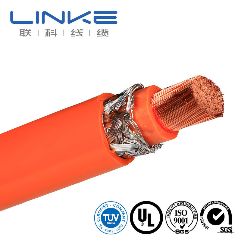 120mm2 Spanning EV kabel bedrading harnas met siliconen afgeschermde kabel en pakket grootte