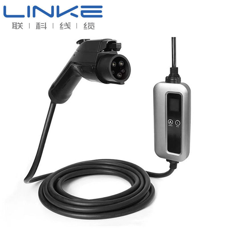 32A Nominale Stroom IP65 Beschermingsgraad Siliconen Jas EV Oplader Kabel voor Elektrische Voertuigen