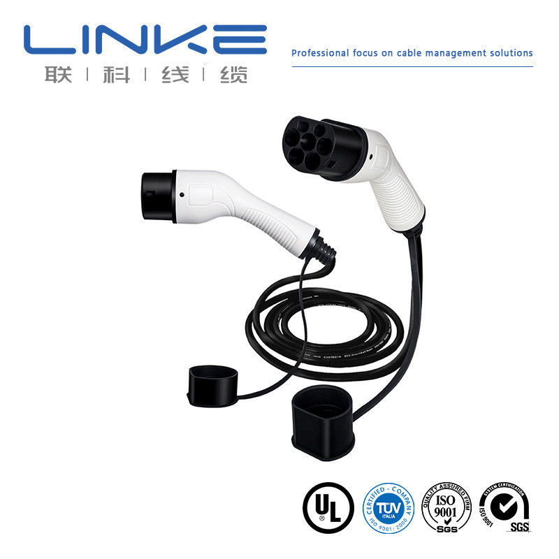 32A 5p EV Charger Cable Wand gemonteerd Op maat Beschikbaar Snelle oplaadkabel AC oplaadkabel