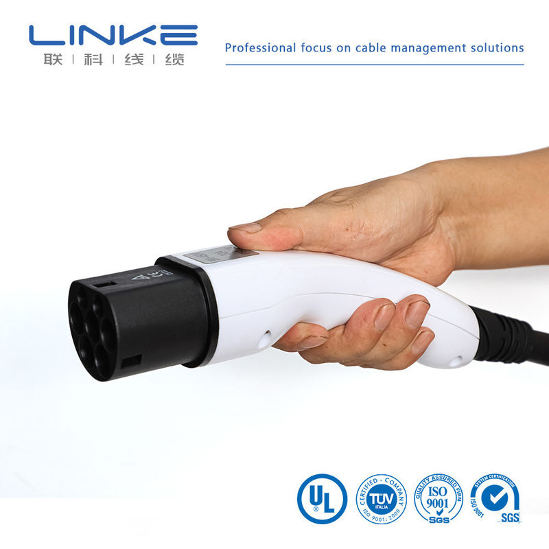 32A 7kw 16A EV Oplader Kabel Elektrisch Voertuig Laadkabel met TPE Jas en Aanpasbare Lengte