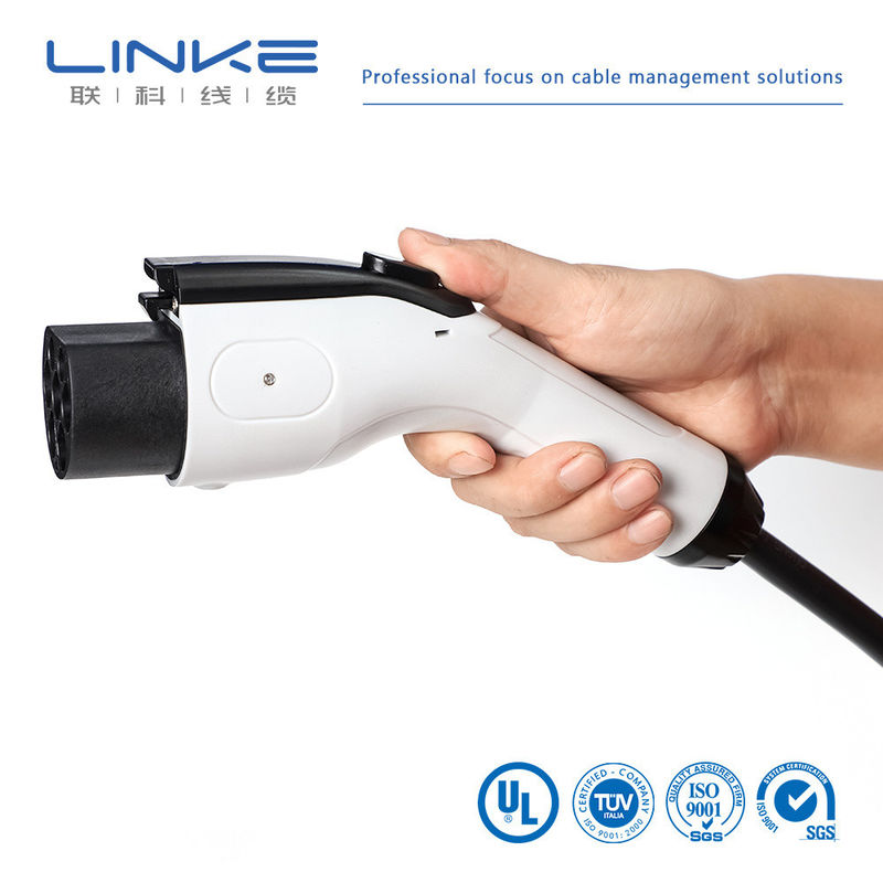 32A 7kw 16A EV Oplader Kabel Elektrisch Voertuig Laadkabel met TPE Jas en Aanpasbare Lengte