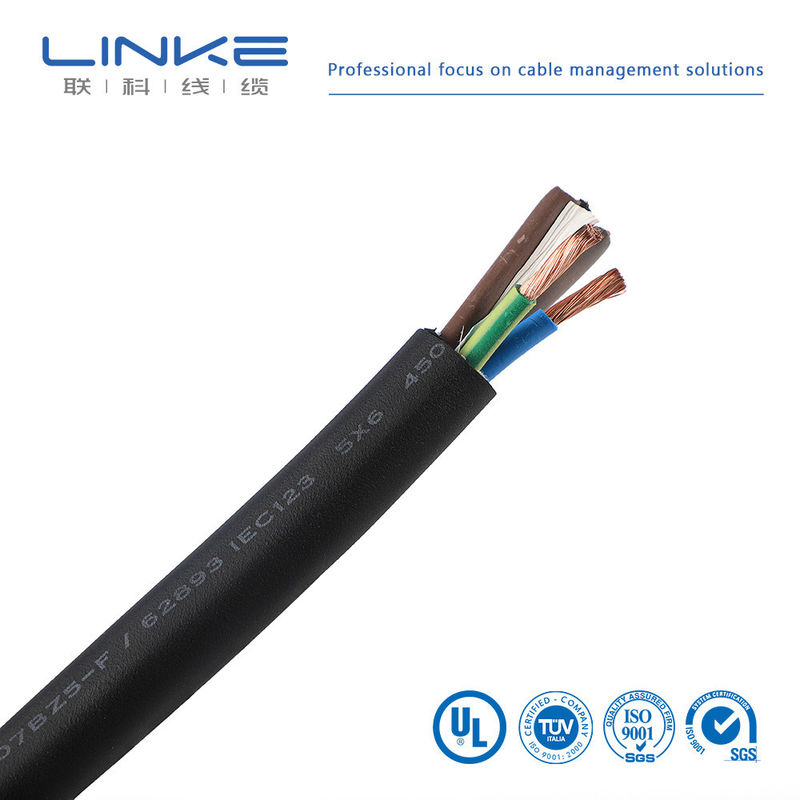 Aanpassing XLPE3 Core 6 sup2 oplaadkabel voor het opladen van stapels Draad in ondergrondse EV oplaadstapel kabel