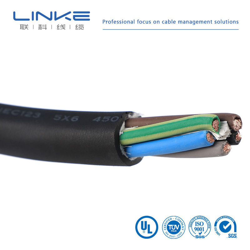 Aanpassing XLPE3 Core 6 sup2 oplaadkabel voor het opladen van stapels Draad in ondergrondse EV oplaadstapel kabel