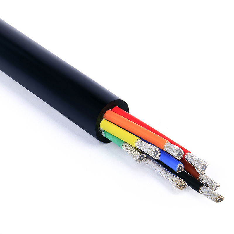 Aangepaste gekleurde of gecodeerde kern Duurzame liftkabel met vertind koperen geleider voor industriële toepassingen