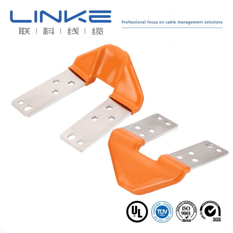 Geïsoleerde Aangepaste Flexibele Busbar Platte Koperen Busbar voor Batterij met 1200A Capaciteit