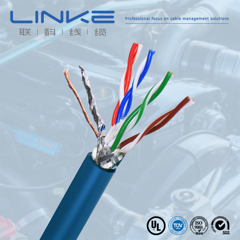 8AWG -24AWG Txl Automotive Copper Wire Cable met PVC Sheath Material Geflechte afschermingskabel