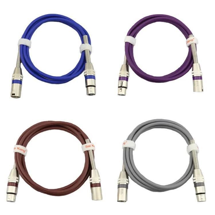 Aanpasbare lengte XLR-kabel met hoge geluidskwaliteit en lege koperdraad voor professionele audio