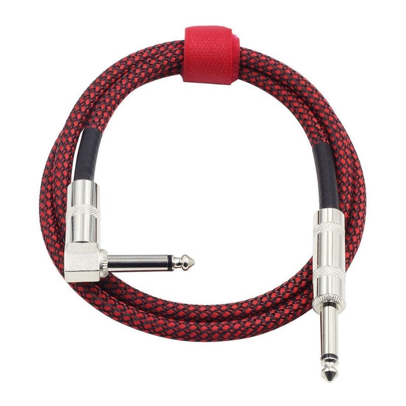 10ft elektrisch instrument audio kabel 3m Jack To Jack Custom Connector 6.35mm Optie