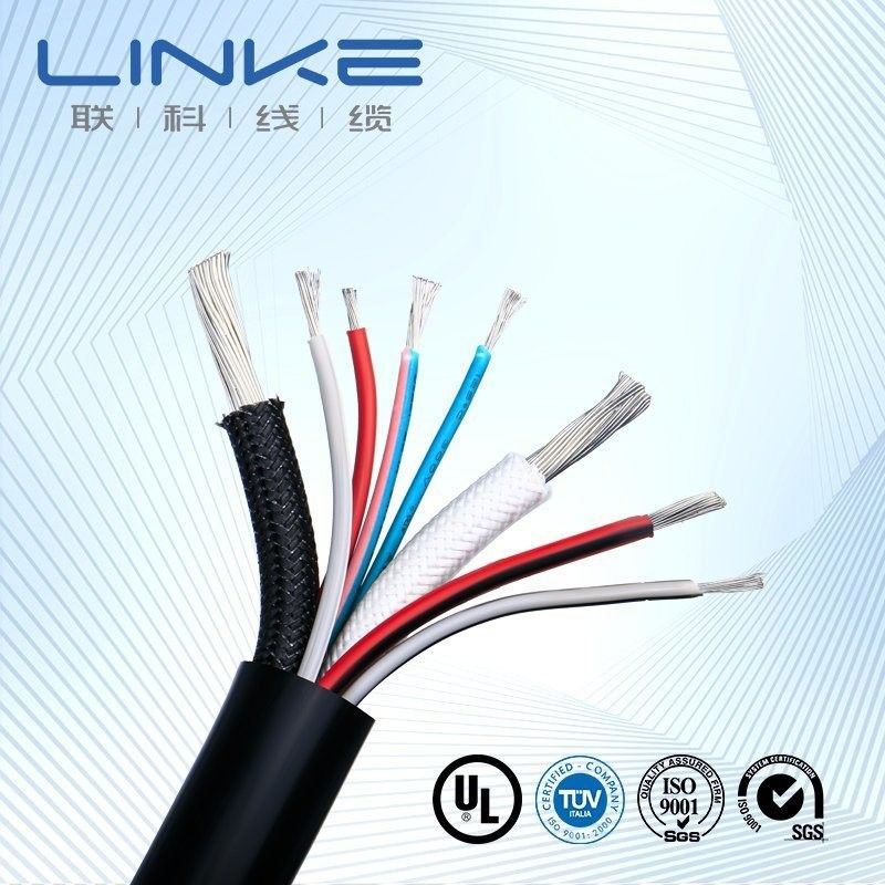 Multi-core draad RG6 Rg11 Rg59 Coaxkabel voor instrumentatie Teflon robot aansluitkabel