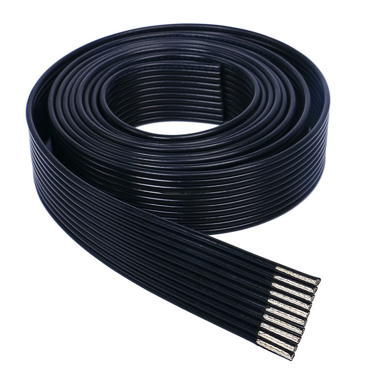 Medisch biocompatibele platte lintkabel met afgeschermd blik koper en PVC-jas voor aangepaste toepassingen