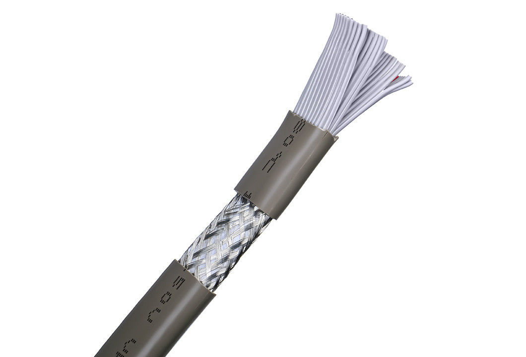 Elektrische flexibele geïsoleerde vlakke PVC-kabel met geblokkeerde koperen elektrische geleider UL-gecertificeerde draad laagspanningsvlakke kabel
