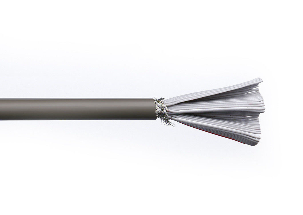 Elektrische flexibele geïsoleerde vlakke PVC-kabel met geblokkeerde koperen elektrische geleider UL-gecertificeerde draad laagspanningsvlakke kabel
