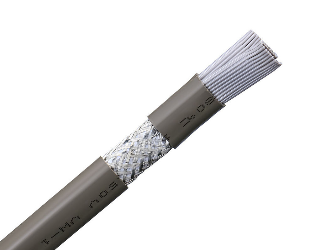 Elektrische flexibele geïsoleerde vlakke PVC-kabel met geblokkeerde koperen elektrische geleider UL-gecertificeerde draad laagspanningsvlakke kabel