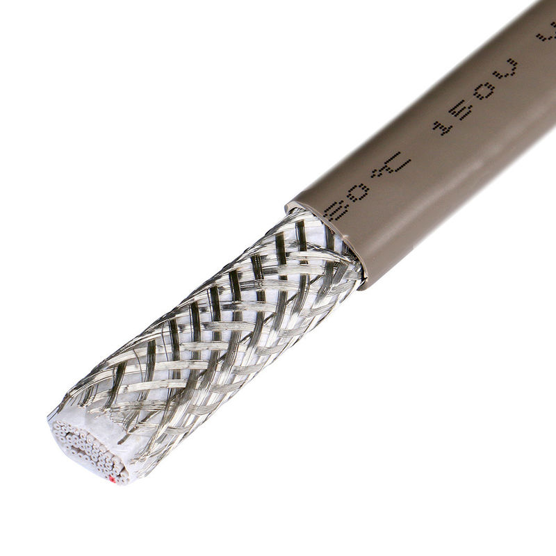 Slijmmateriaal PVC UL2464 Grijz met rode rand 20 pin platte lint luidsprekerkabel