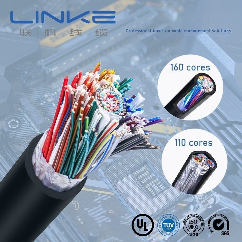 UL2464 22AWG *110c Multicore-kabel voor elektronische apparatuur in PVC-mantelmateriaal