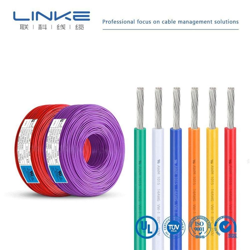 1-30AWG PVC-bekleding van koper met blik UL1015 XLPE-besturingskabel voor langdurige besturing
