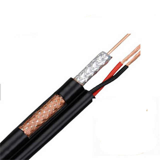 UL1007 30 AWG Black Power PVC Koperen Leider Elektrische stroom Coaxiale elektrische kabel