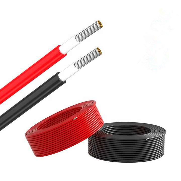 Op maat gemaakte 2,5 mm PV-kabel Zonnepaneel DC-stroomkabel met blik kopergeleider