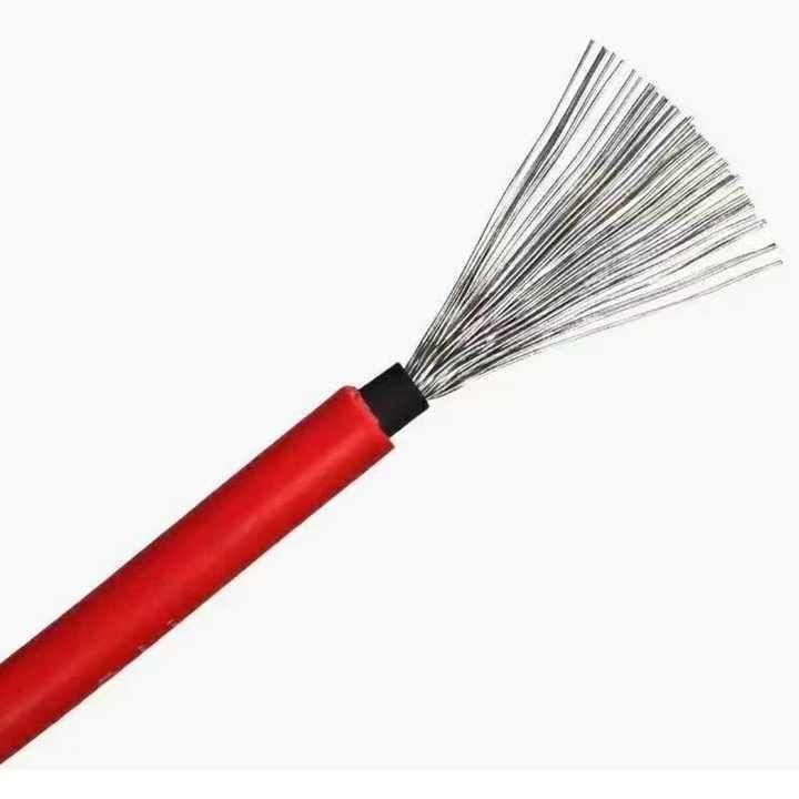 Op maat gemaakte 2,5 mm PV-kabel Zonnepaneel DC-stroomkabel met blik kopergeleider