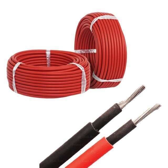 Op maat gemaakte 2,5 mm PV-kabel Zonnepaneel DC-stroomkabel met blik kopergeleider