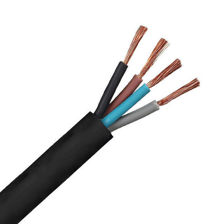 Ondergrondse PVC-rubbercoated flexibele 0,5 mm2 elektrische kabel voor een soepele prestatie