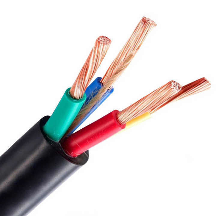 Ondergrondse PVC-rubbercoated flexibele 0,5 mm2 elektrische kabel voor een soepele prestatie