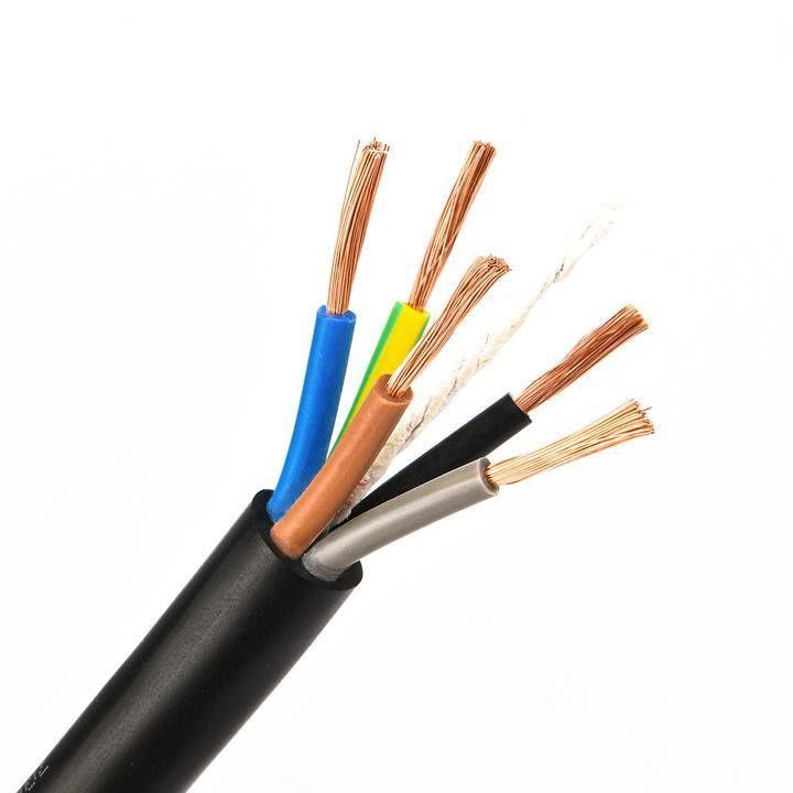 Ondergrondse PVC-rubbercoated flexibele 0,5 mm2 elektrische kabel voor een soepele prestatie