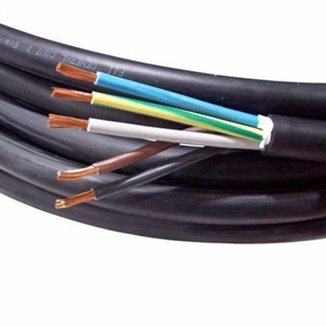PVC-geïsoleerde 4-kern 3*6+1*4 flexibele kabel voor huishoudelijke en industriële elektrische apparatuur