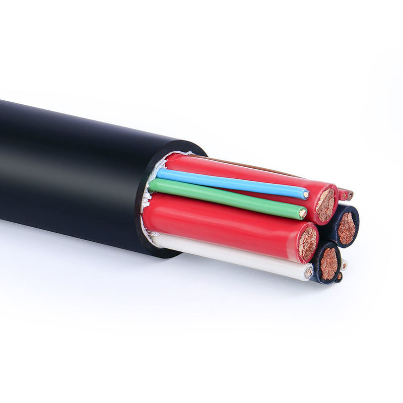 PVC-geïsoleerde 4-kern 3*6+1*4 flexibele kabel voor huishoudelijke en industriële elektrische apparatuur