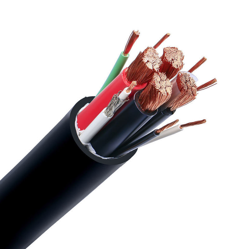 PVC-geïsoleerde 4-kern 3*6+1*4 flexibele kabel voor huishoudelijke en industriële elektrische apparatuur