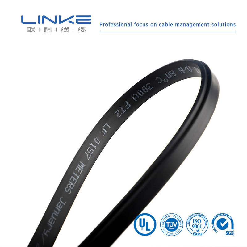 Vlakke kabels met een koperkern van 300 V met PVC-slijm voor automobiel- en industriële toepassingen