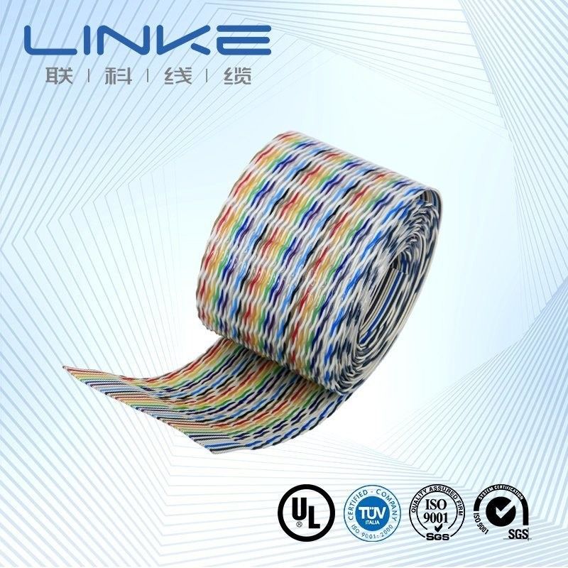 Gepersonaliseerd IDC-type mannelijke platte kabelband PVC PE LSFOH of siliconen rubber