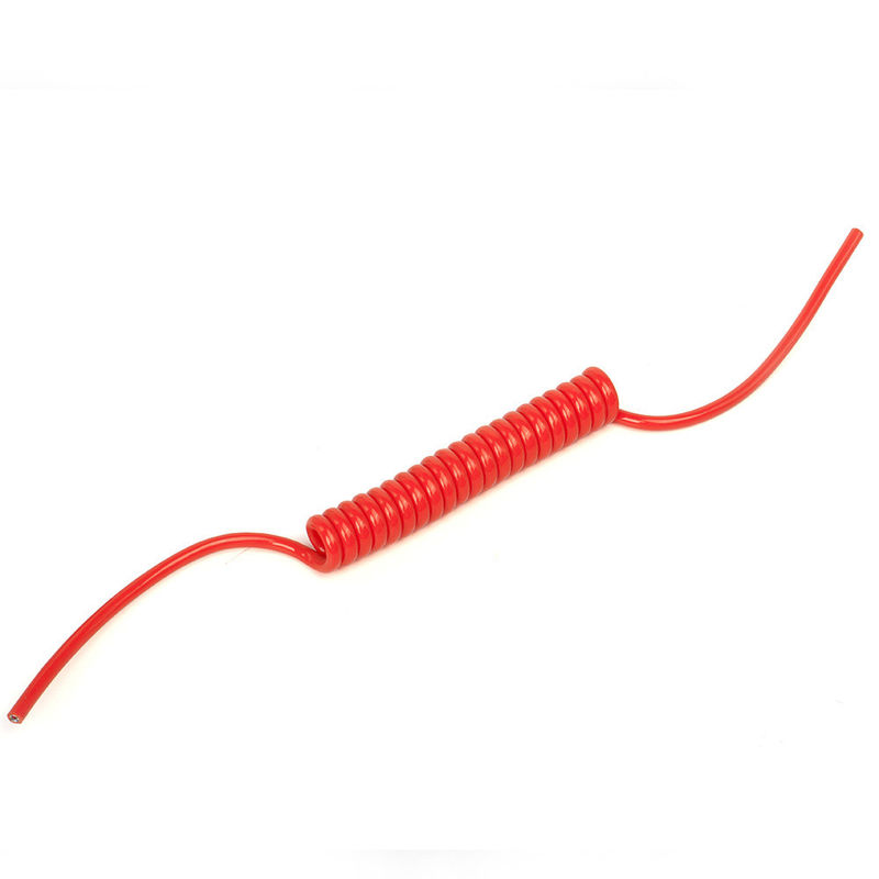 US TPU/PUR/PU spiraalvormige veerkabel met sterke elasticiteit