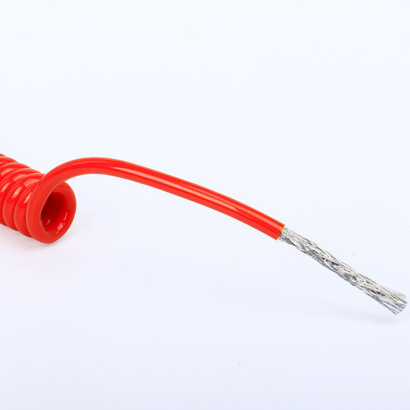 US TPU/PUR/PU spiraalvormige veerkabel met sterke elasticiteit