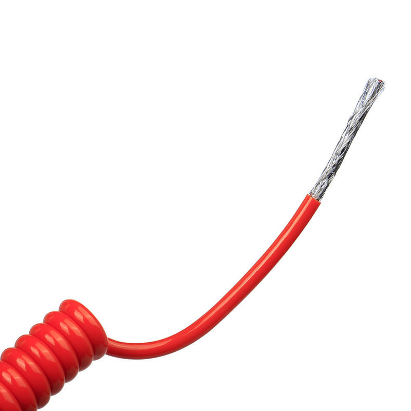 US TPU/PUR/PU spiraalvormige veerkabel met sterke elasticiteit