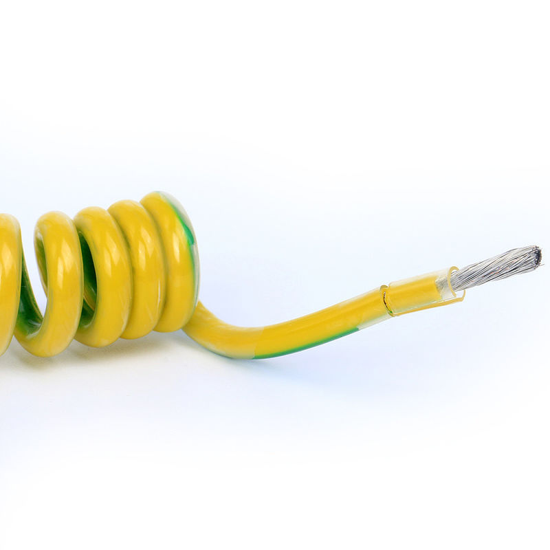 PUR Silicone laagspanningskabel spiraal gespeld CCC gecertificeerd voor robot