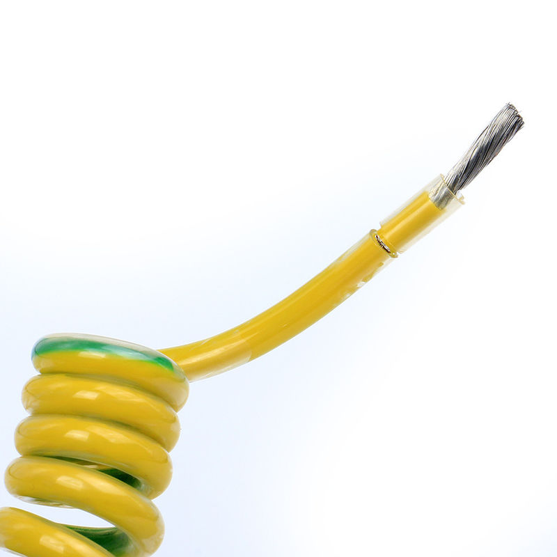 PUR Silicone laagspanningskabel spiraal gespeld CCC gecertificeerd voor robot