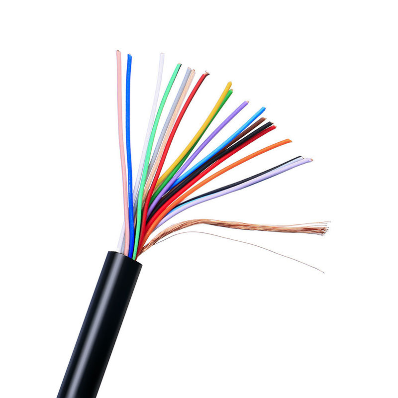 Beschermde multi-cores besturingskabel 26AWG 28AWG 4 core koper PVC jacket signaalkabel