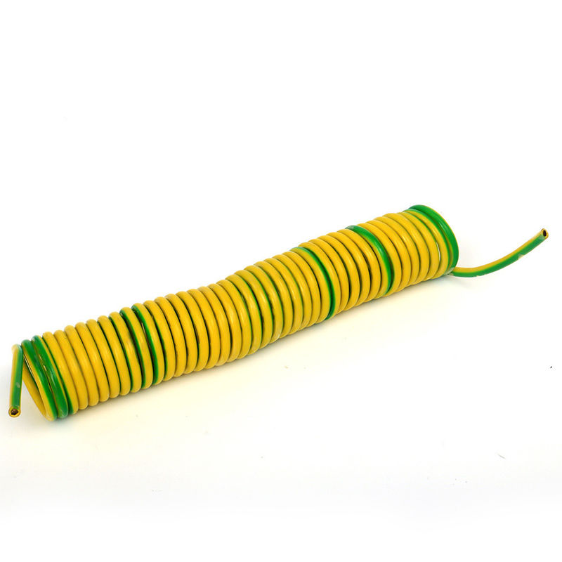 Slijmmateriaal PVC 2-10 kernen Vlamvertrager Spiral Krulvormige veerstroomkabel voor elektronische apparatuur