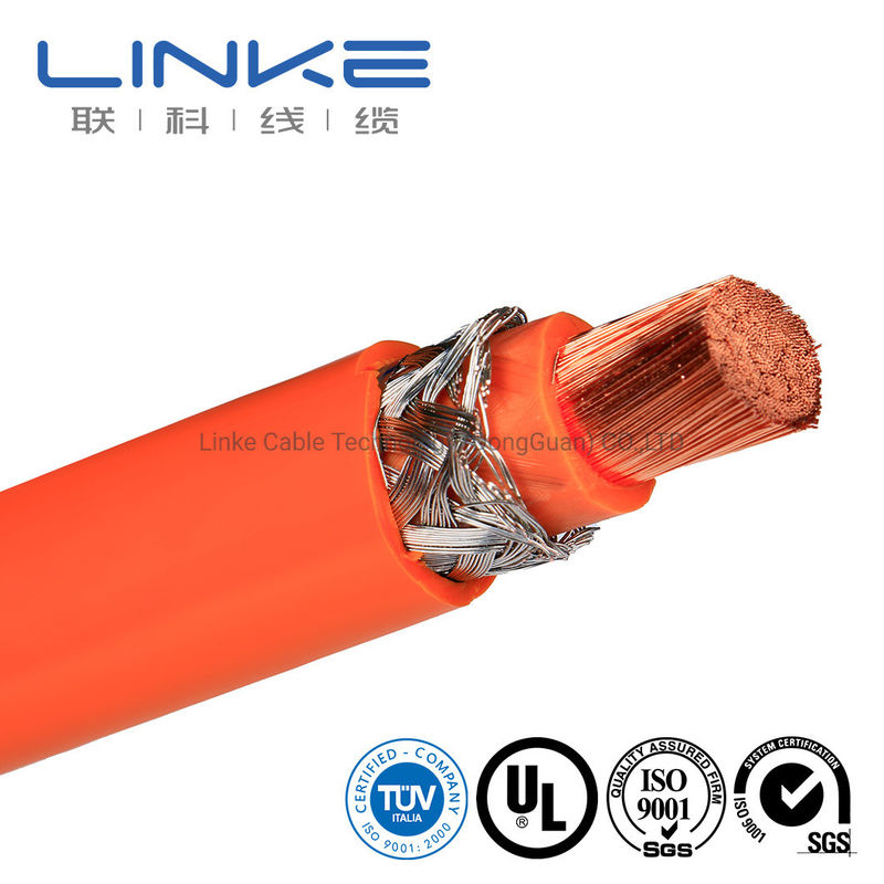 Flexible Shielded Silicone Wire EV Charger Cable met 1500V nominale spanning voor toepassingen met een hoog vermogen