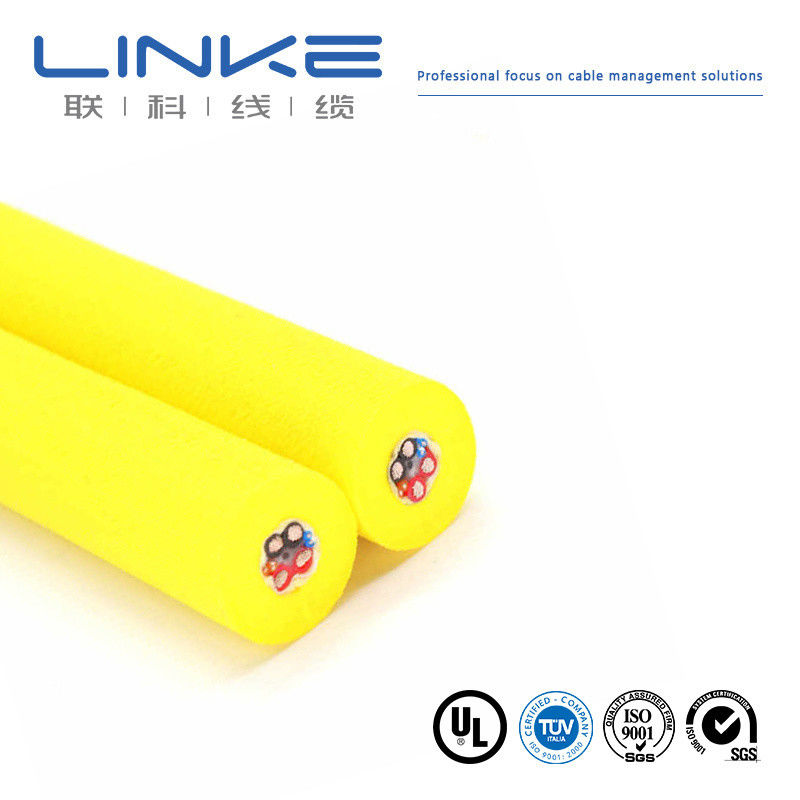 Floating ROV Subsea Copper Core Cable Lichtgewicht met PUR Foam Sheath Material