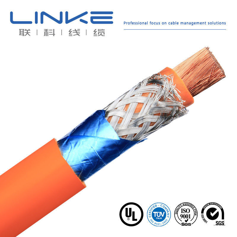Hoge flexibiliteit puur koperen EV-kabel, 10/16/25/35/50/70 vierkante mm enkelkern hoogspanningsbatterijkabel voor EV's