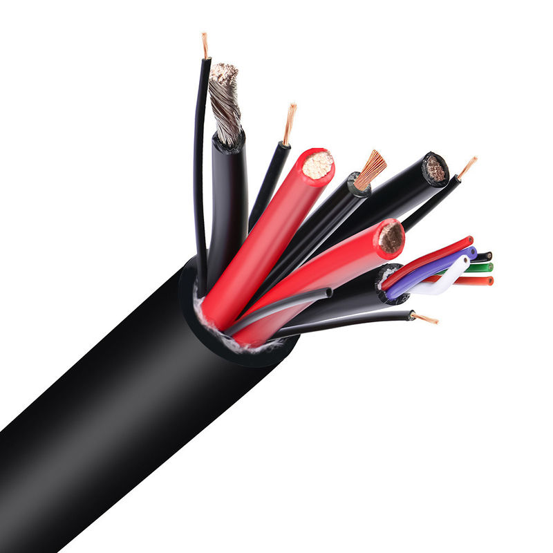 LSZH Flexible Industrial Control Cable met Bare Copper Conductor voor onderwaterrobottoepassingen