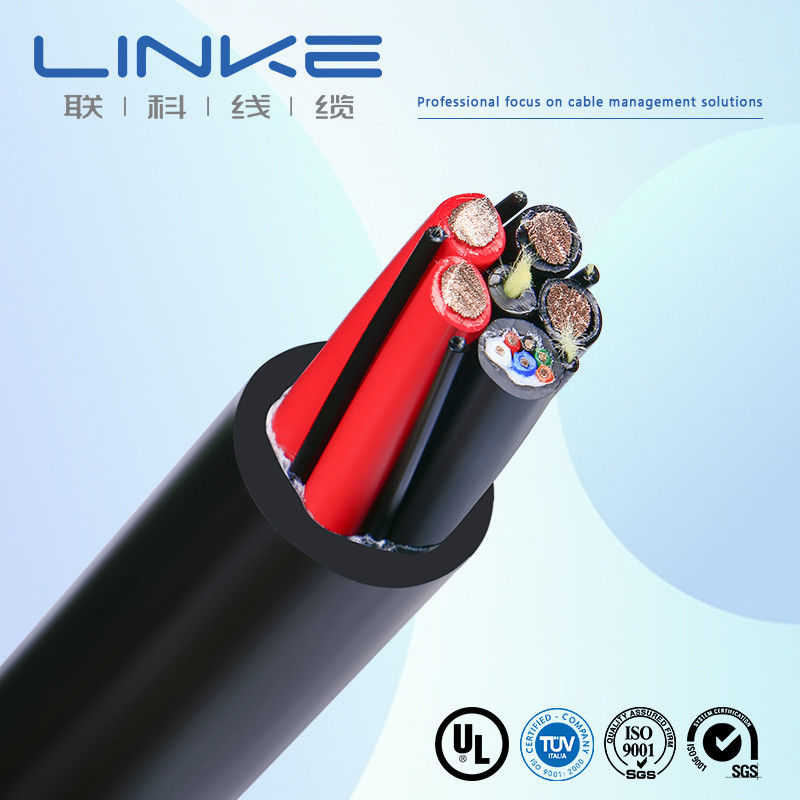 LSZH Flexible Industrial Control Cable met Bare Copper Conductor voor onderwaterrobottoepassingen