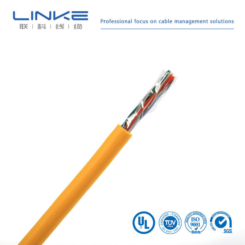 CAT5e UTP LAN-kabel CCA 1000 ft Geel Optioneel vulmiddel Amerikaanse munt Amerikaanse vaste waarde Geel