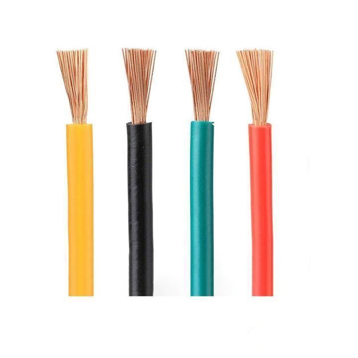Flexible PVC Isolation RV Single-Core Cable met koperen geleider voor overhead applicatie 450V/750V