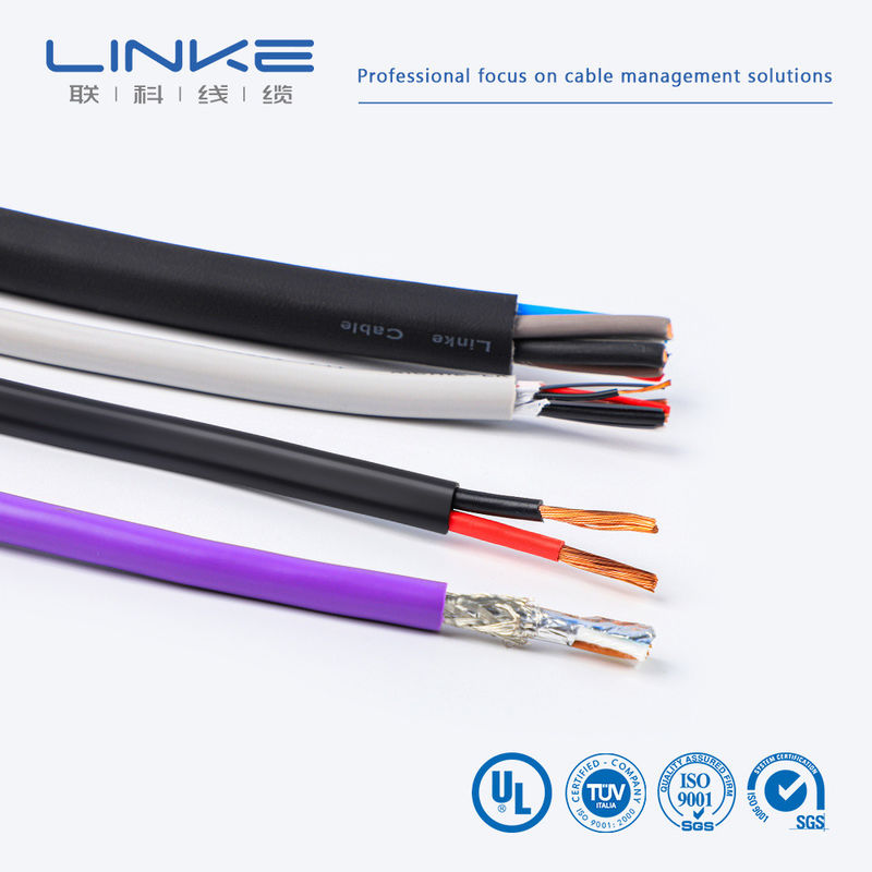 Soft Copper Wire PVC Geïsoleerde industriële bedieningskabel 60227 IEC 52 53rvv Multi-core bedieningskabel