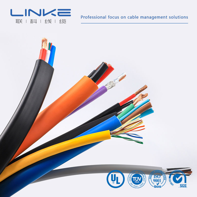 Soft Copper Wire PVC Geïsoleerde industriële bedieningskabel 60227 IEC 52 53rvv Multi-core bedieningskabel