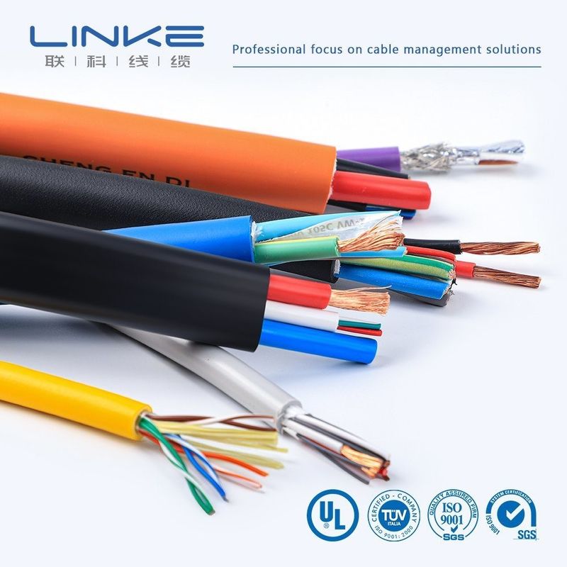 Soft Copper Wire PVC Geïsoleerde industriële bedieningskabel 60227 IEC 52 53rvv Multi-core bedieningskabel