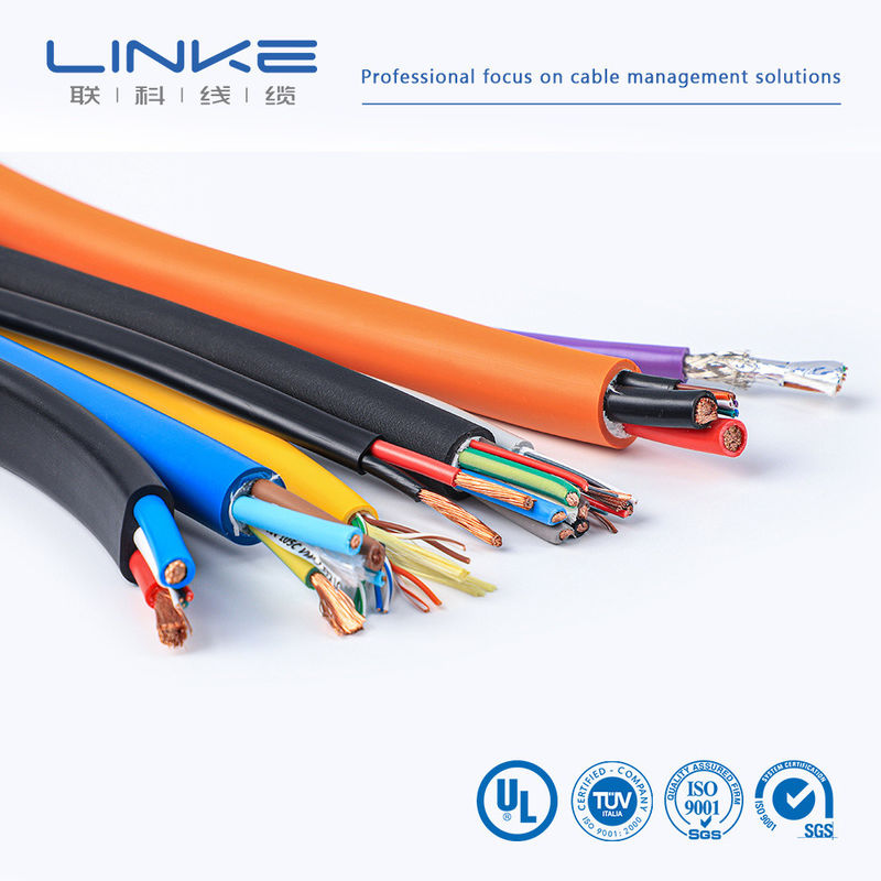 Soft Copper Wire PVC Geïsoleerde industriële bedieningskabel 60227 IEC 52 53rvv Multi-core bedieningskabel